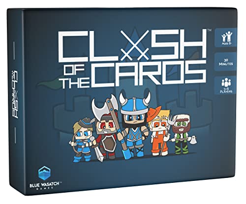 Blue Wasatch Games Clash of The Cards Card Game Match Collect and Battle for Armies Use Action Cards to Protect and Attack Fun for Adults Teens and Kids - Image 1