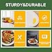 WELLIFE 100 Compostable Oval Paper Plates 12 Inch 125Pack Large Heavy Duty Paper Plates BulkBiodegradable BagasseEcoFriendly Disposable Dinner Plate for BBQPicnicParty BPI CertifiedMicrowaveable - Image 4