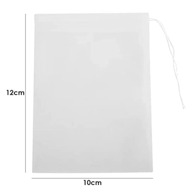 الكيان أكياس شاي فارغة قابلة لإعادة الاستخدام (100 قطعة، 12 × 10 سم) - Image 4