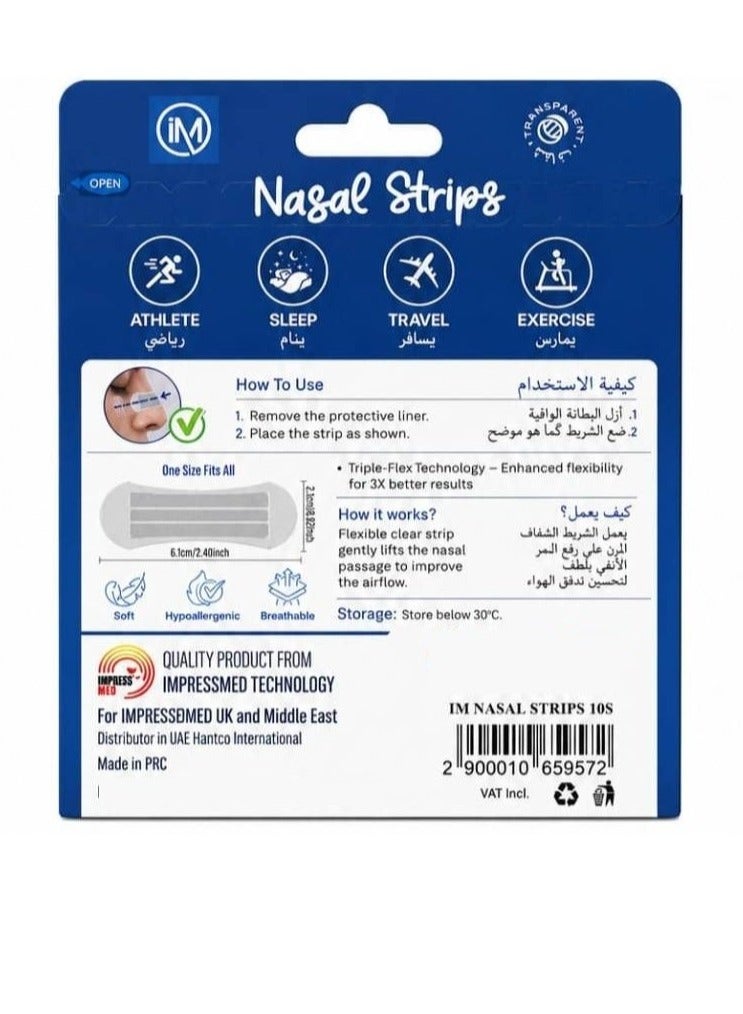 Impressmed Nasal Patch For Nasal Congestion Strips 10s - Image 2