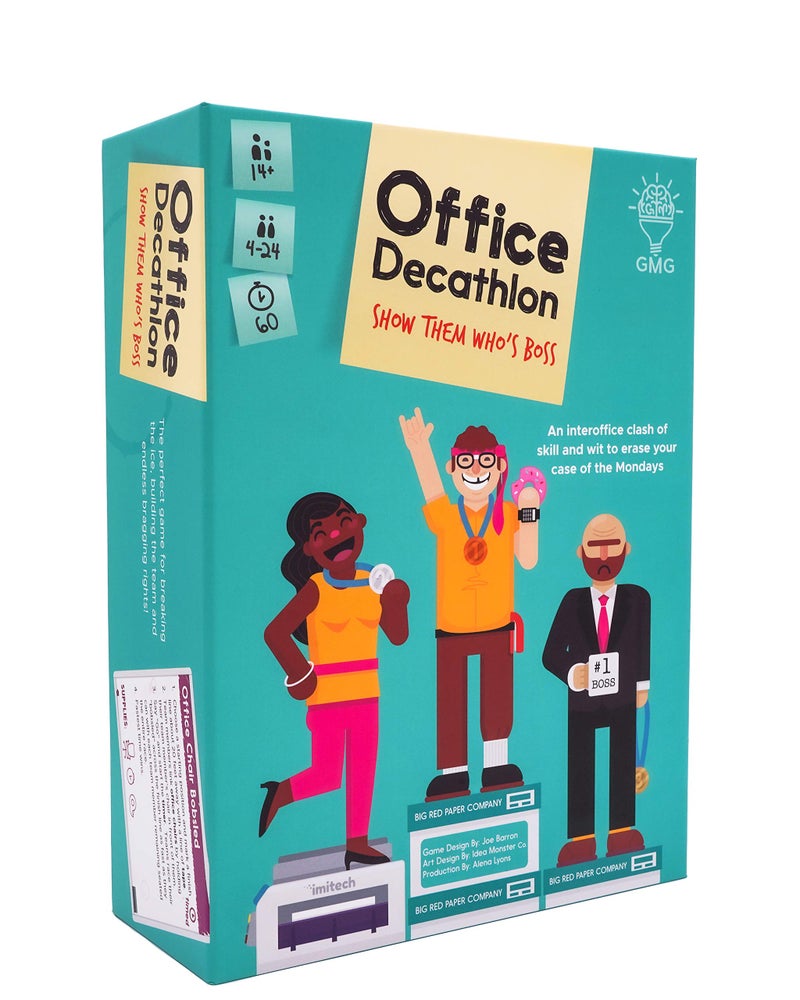 Gray Matters Games Office Decathlon Game by Gray Matters Games, Office Game for Coworkers, Olympic-Inspired Team Building Game for Work with Fun Ice Breaker Activities - Image 2