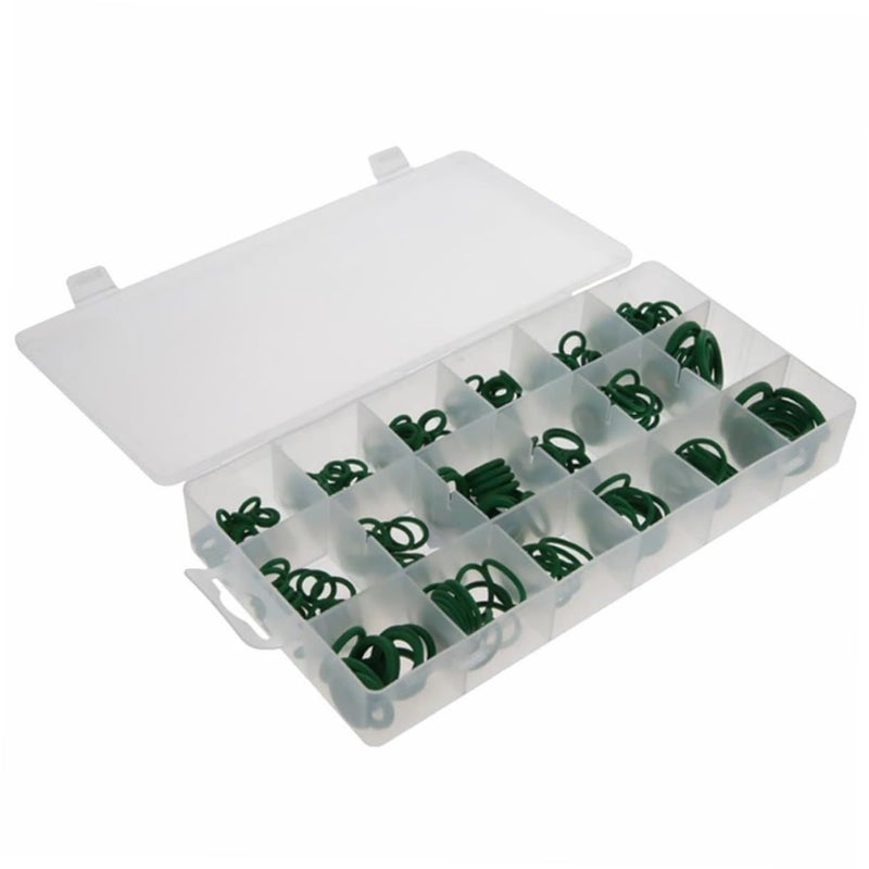530pc Rubber Gasket Assortment Kit for High Temp Resistant HVAC Compressor Automotive Repair - Image 2