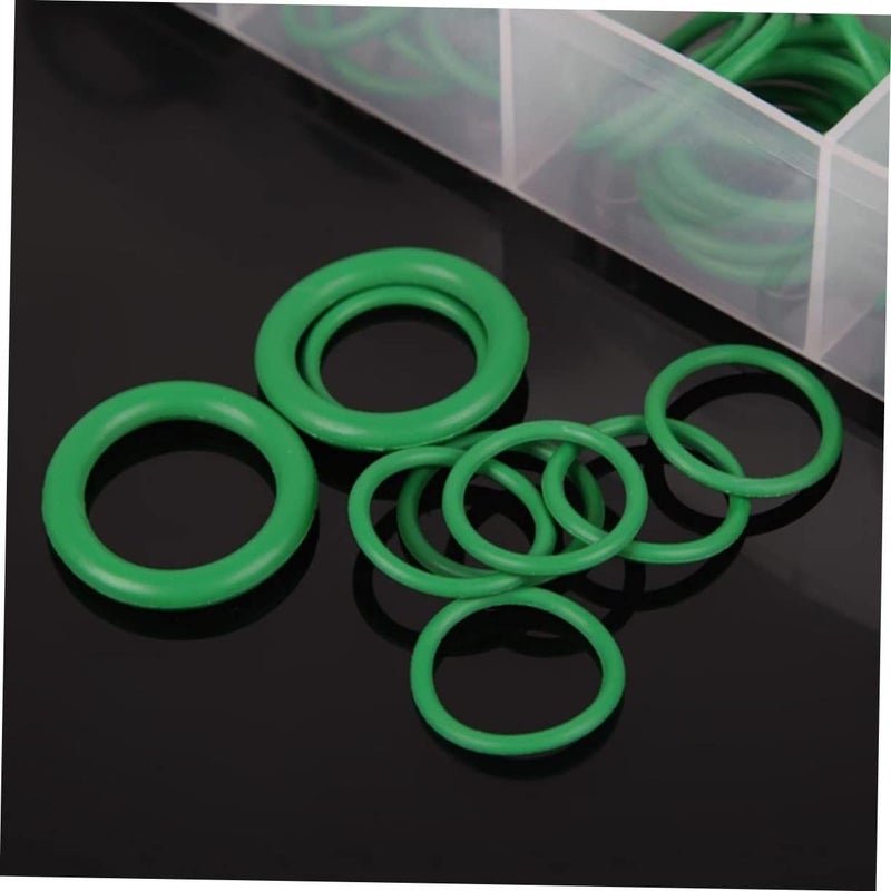 530pc Rubber Gasket Assortment Kit for High Temp Resistant HVAC Compressor Automotive Repair - Image 4