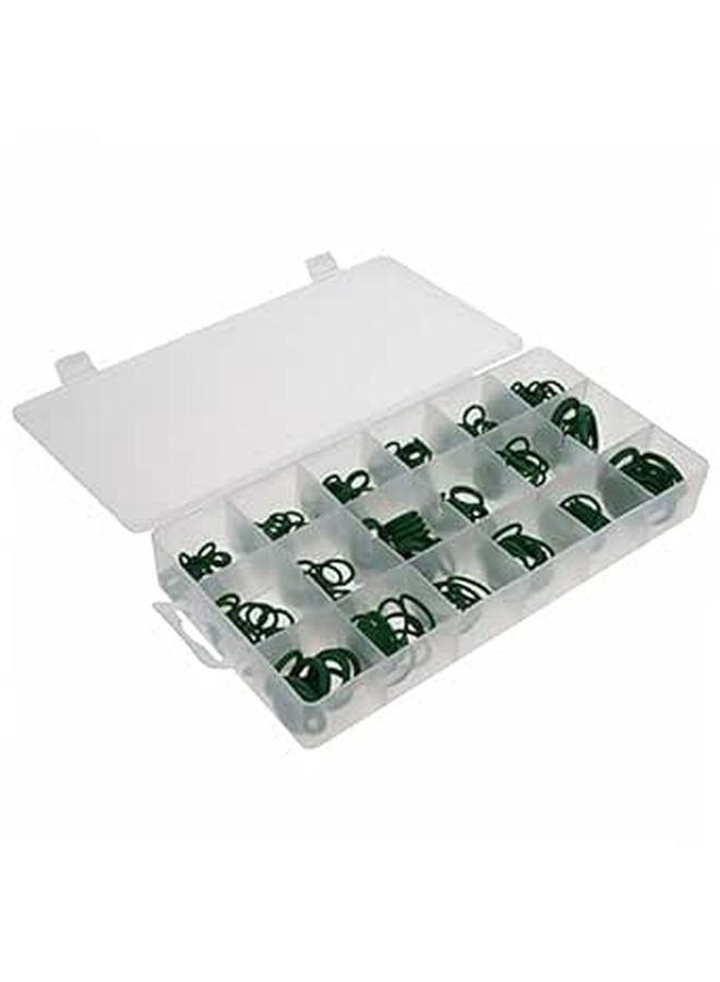 530pc Rubber Gasket Assortment Kit for High Temp Resistant HVAC Compressor Automotive Repair - Image 1