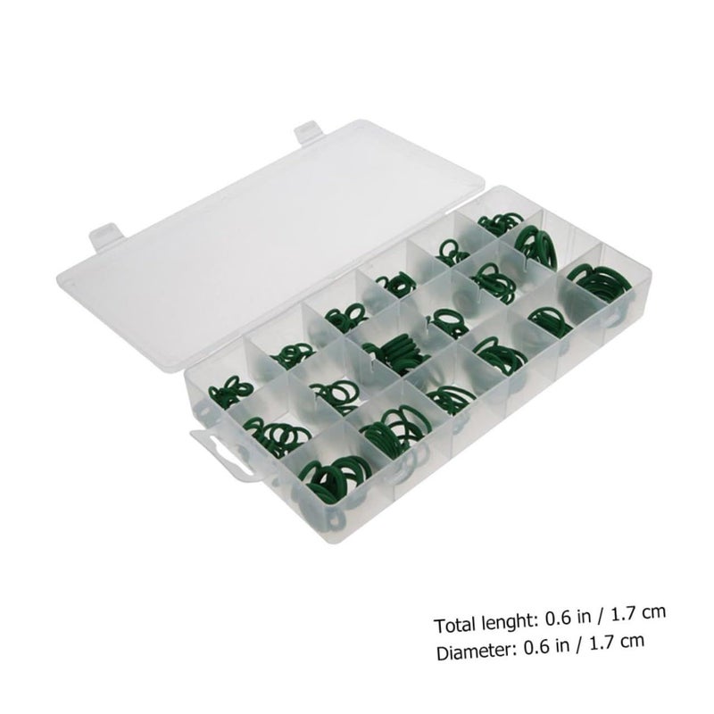 530pc Rubber Gasket Assortment Kit for High Temp Resistant HVAC Compressor Automotive Repair - Image 3