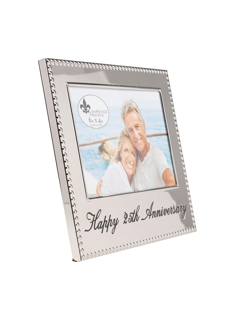 Lawrence Frames Lawrence Frames 4x6 Happy 25th Anniversary Picture Frame (290064)  - Image 2