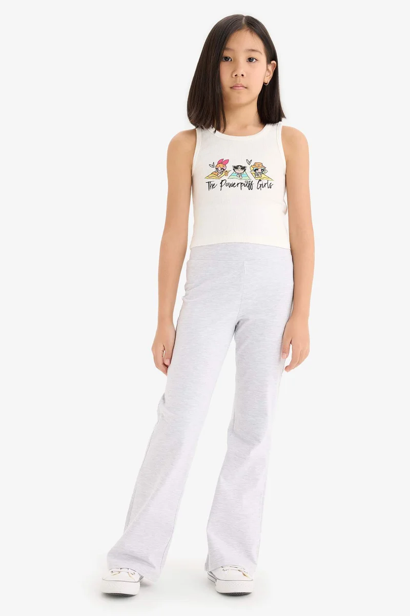 DeFacto Girl Slim Fit PowerPuff Girls Licensed Ribana Tank Top