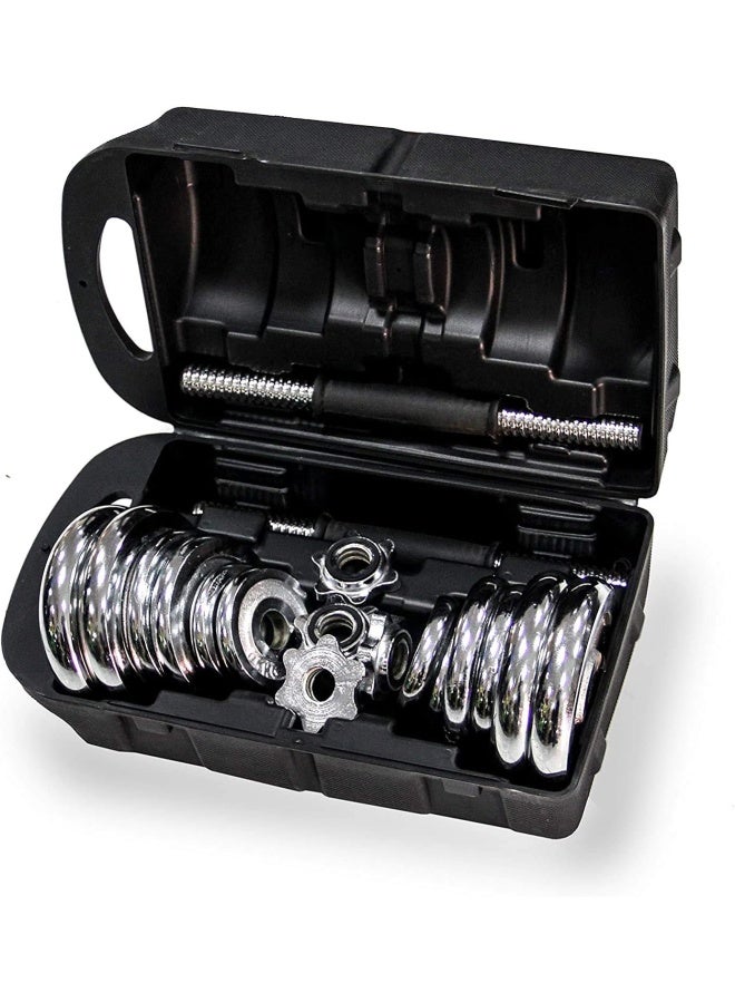 TA SPORT Leader Sport Dumbbell 30Kg (Set) With Carry Case, Ta Sport, Chrome, Dumbbells, Jyc20 - Image 3