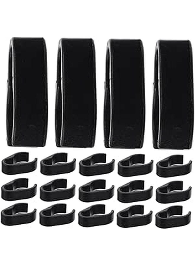 50Pcs Flexible Plastic Cable Clamps for Microphone Headset Wire Organizing Quick Installation Audio Setup - Image 1