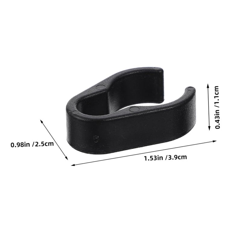 50Pcs Flexible Plastic Cable Clamps for Microphone Headset Wire Organizing Quick Installation Audio Setup - Image 3