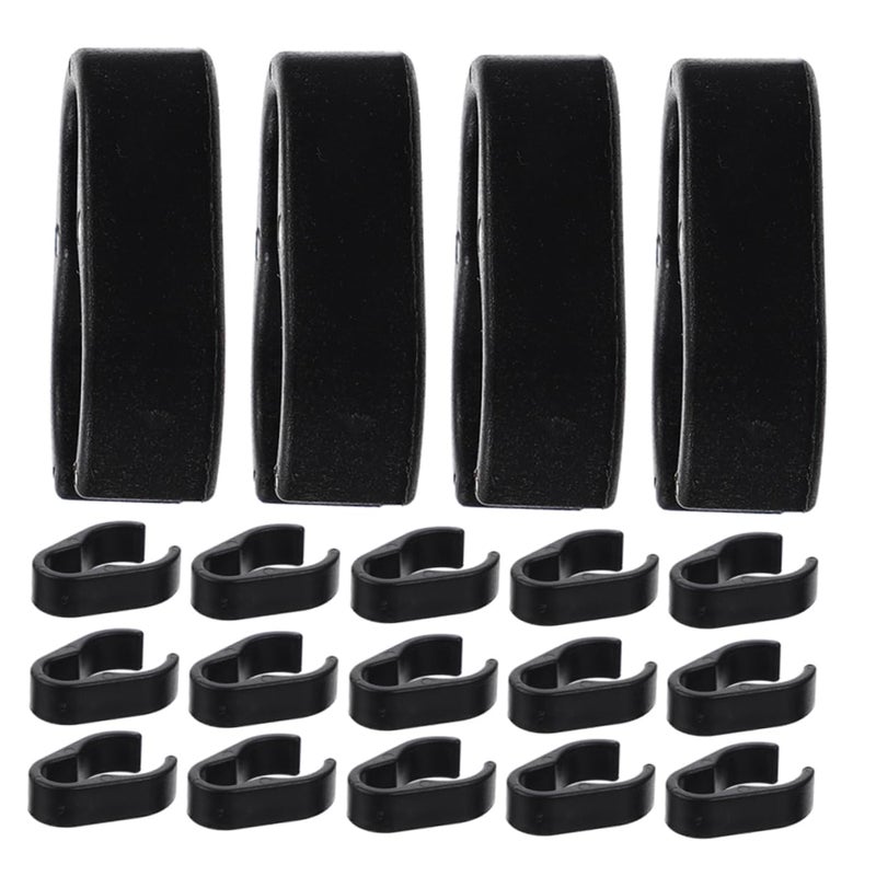50Pcs Flexible Plastic Cable Clamps for Microphone Headset Wire Organizing Quick Installation Audio Setup - Image 2
