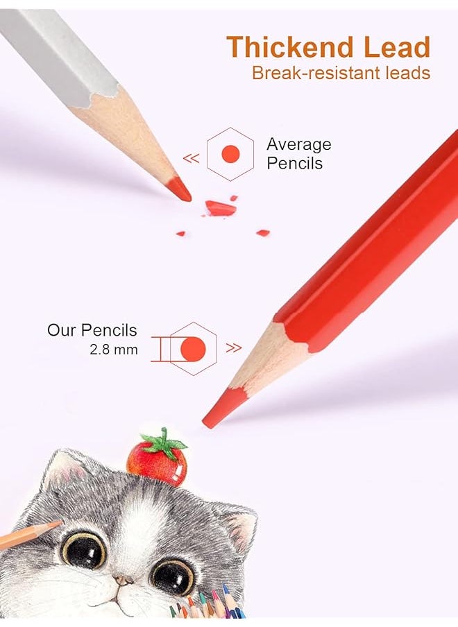 erorex - 36 Pack Colored Pencils With Built In Sharpener In Tube Cap Vibrant Color Presharpened Pencils For School Kids Teachers Soft Core Art Drawing For Coloring Sketching And Painting - Image 1