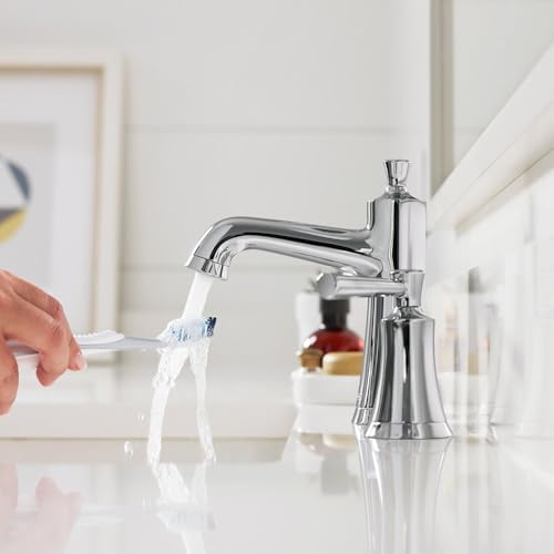 Hansgrohe حنفية هانسغرو 4774830 جوليينا 1.2 جالون في الدقيقة مع مصرف قابل للفتح، بارتفاع 7.75 بوصة، نيكل مصقول - Image 5