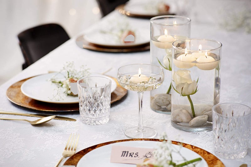 BOLSIUS Unscented 1.75" Floating Candles - Pure Rich Creamy Ivory, 40 Set - Smokeless, European Quality - Imbue Breathtaking Ambiance for Romantic Wedding Centerpieces, Decorations, Holiday Parties - Image 5