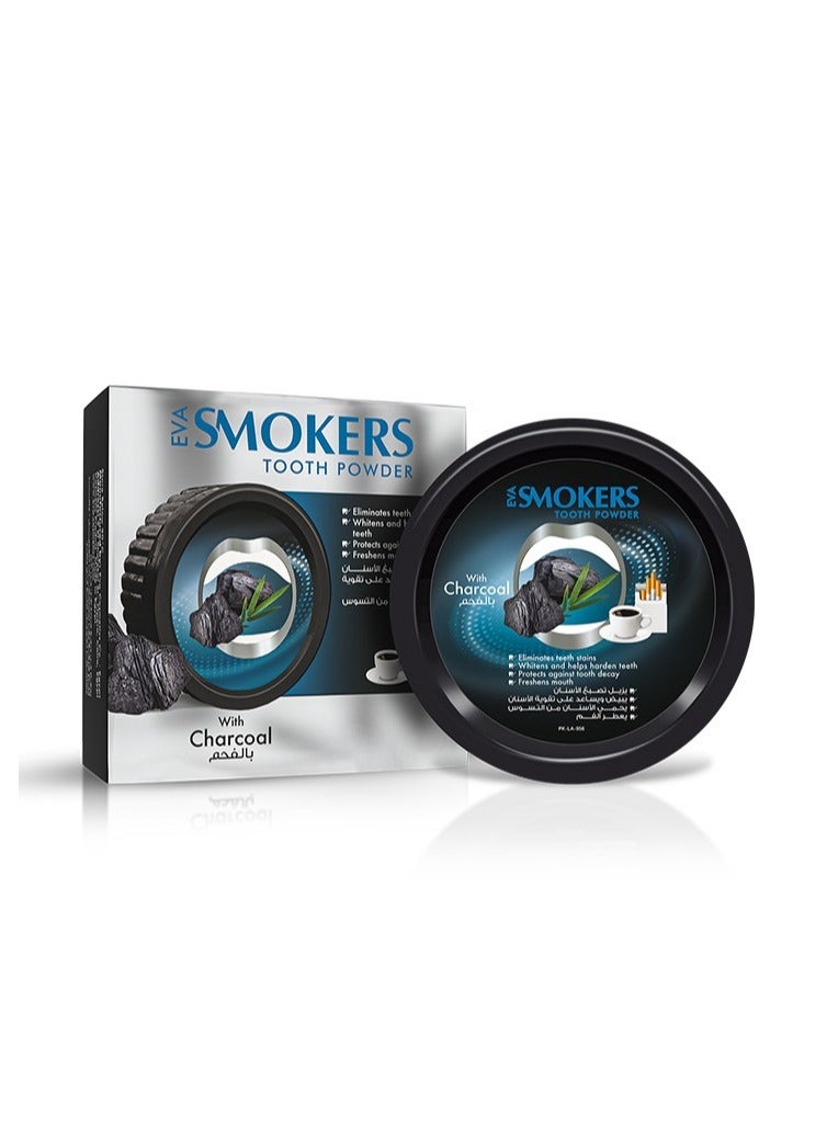Eva 2-Piece Cleansing Tooth Powder With Charcoal 2X40gm - Image 2