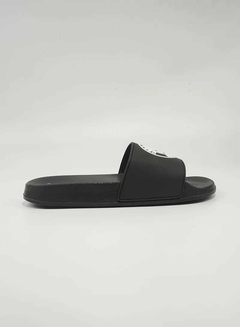 U.S. Polo Assn. U.S. Polo Assn. Sean Men's Slip-On Comfortable Casual Everyday Slide Sandals - Black