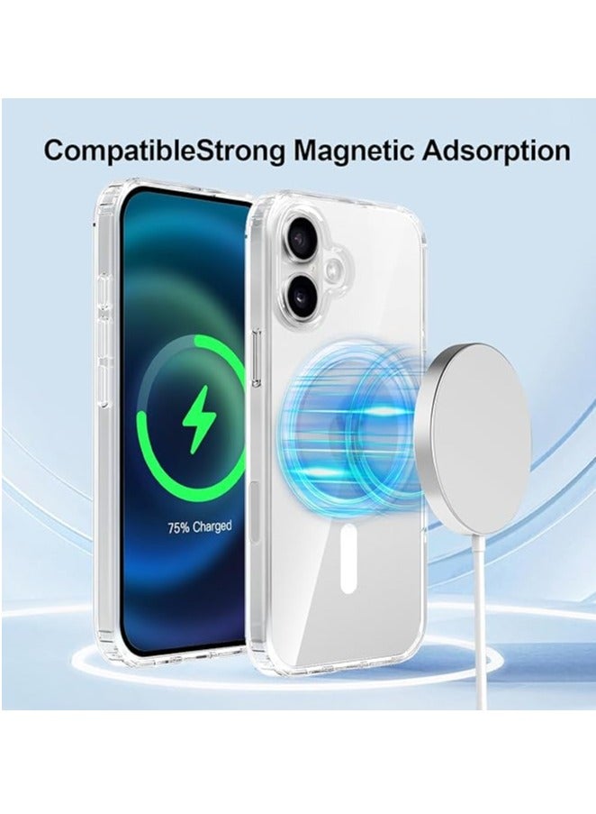 Magnetic Case for iPhone 16 – MagSafe Compatible, Scratch-Resistant Clear Back, Magnetic Phone Cover - Image 2