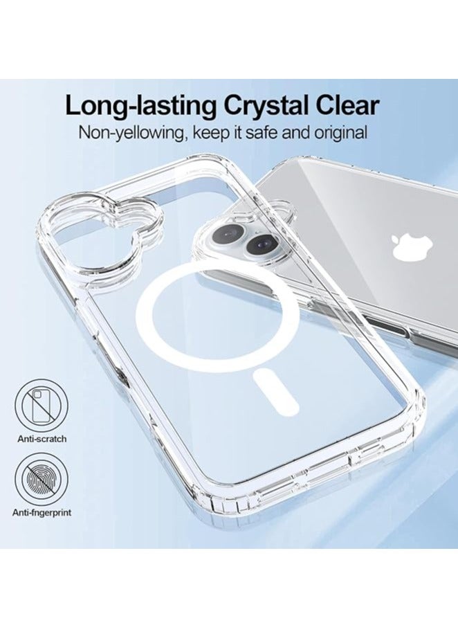 Magnetic Case for iPhone 16 – MagSafe Compatible, Scratch-Resistant Clear Back, Magnetic Phone Cover - Image 4