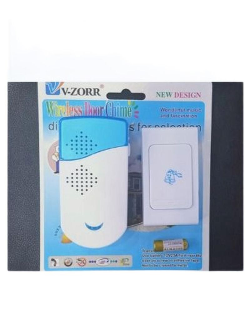 Wireless Doorbell White Wireless Design For Easy Installation Without Wiring - Remote Control Functionality For Convenient Operation Electronic Pager For Household Use - Image 4