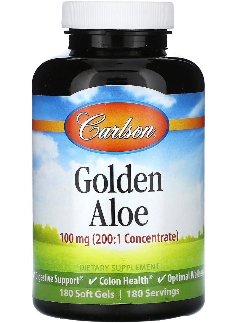 Golden Aloe, 100 mg, 180 Soft Gels