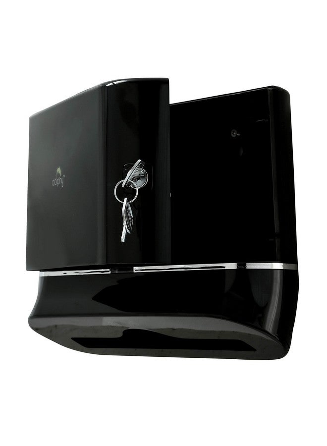 DOLPHY Dolphy Multifold Mini Hand Towel Paper Dispenser Black  - Image 3