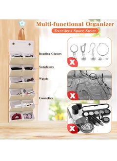 SYOSI Sunglass Eyeglass Organizer Collector 6 Slot PU Eyeglasses Storage Case Box Multiple Hanging Eyewear Display  - Image 3