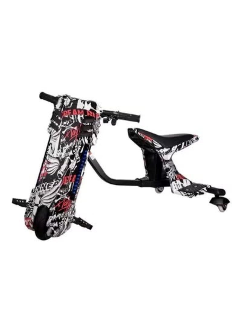 Winner Sky - 3 Wheel Drifter 36v Electric Scooter 360 Degree Rotation with Led Light Comfortable Seat and Bluetooth Assorted - Image 1