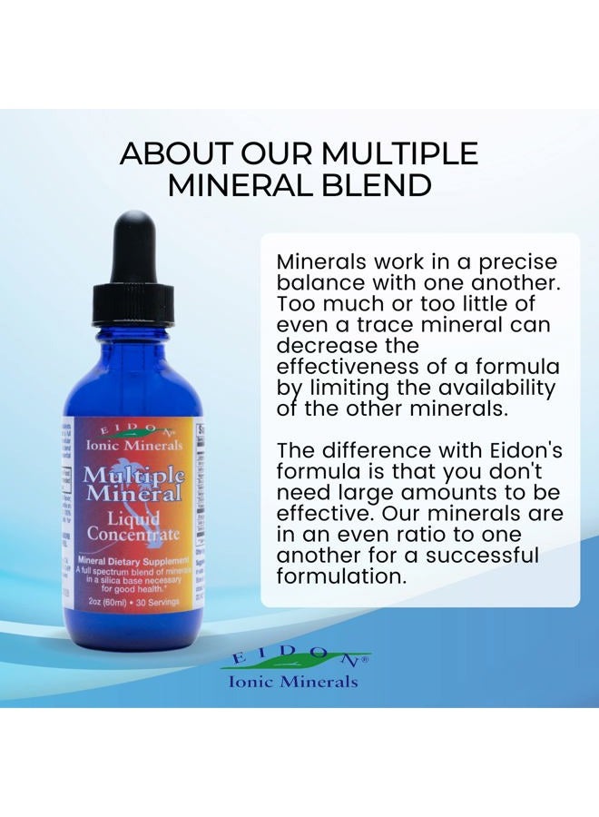 Eidon Ionic Minerals Multiple Minerals Supplement - Ionic Trace Mineral Drops for Water, Natural Liquid Vitamins to Support Heart Health and Hydration, Bioavailable, No Preservatives - 2 oz - Image 4