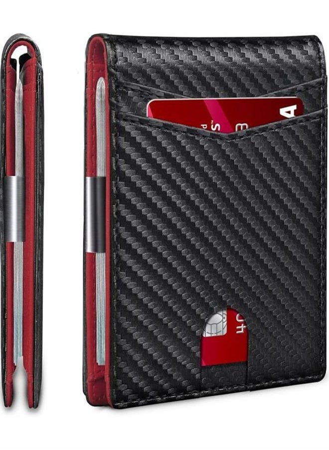 Generic Men's thin 12-card anti-theft brush microfiber card holder wallet  - Image 5