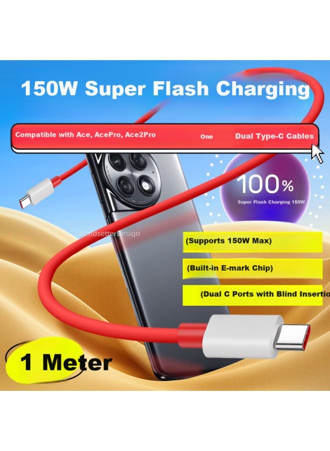 W/160w Fast Charging Data Cable For Oneplus Ace3/ace3v/ace3pro/ace2/ace2pro, 1 Meter