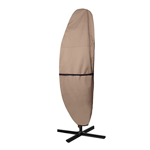 ULTCOVER Patio Parasol 600D Waterproof Outdoor Offset Banana Style Umbrella Cover - Fits Cantilever Offset Umbrella 12-14 Feet - Image 1
