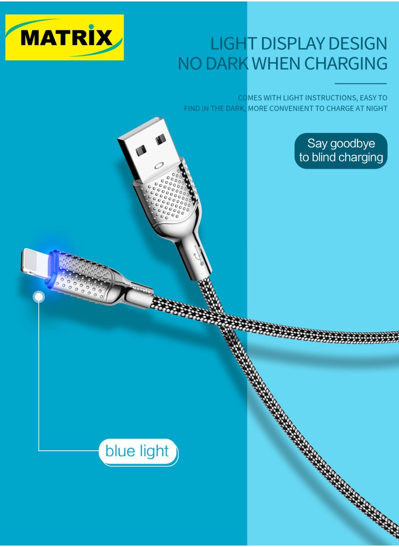 MATRIX MX-300 Powe:3.2A (18W) Fast charging Data cable  - Image 2