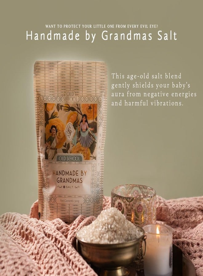 Old School Rituals Handmade by Grandmas Baby Bath Salt | Natural Blend for Soothing, Relaxation & Protection | Gentle, Hypoallergenic Care for Delicate Skin with Evil Eye Shield | 300g - Image 2