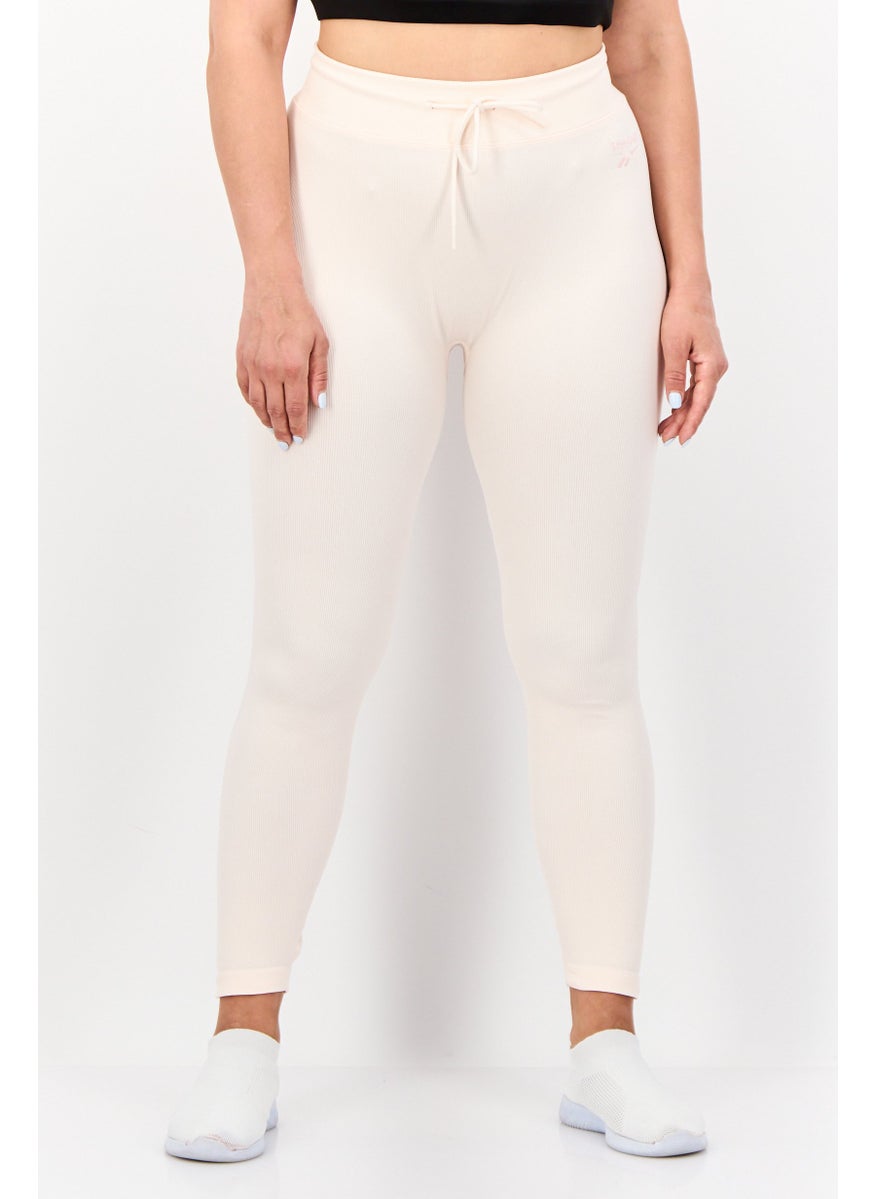 Reebok Women Sportswear Fit Training Leggings, Light Pink  - Image 1