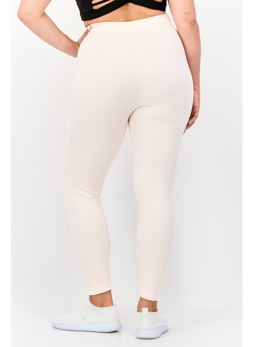 Reebok Women Sportswear Fit Training Leggings, Light Pink  - Image 2