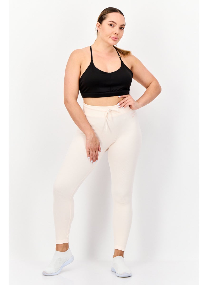Reebok Women Sportswear Fit Training Leggings, Light Pink  - Image 4