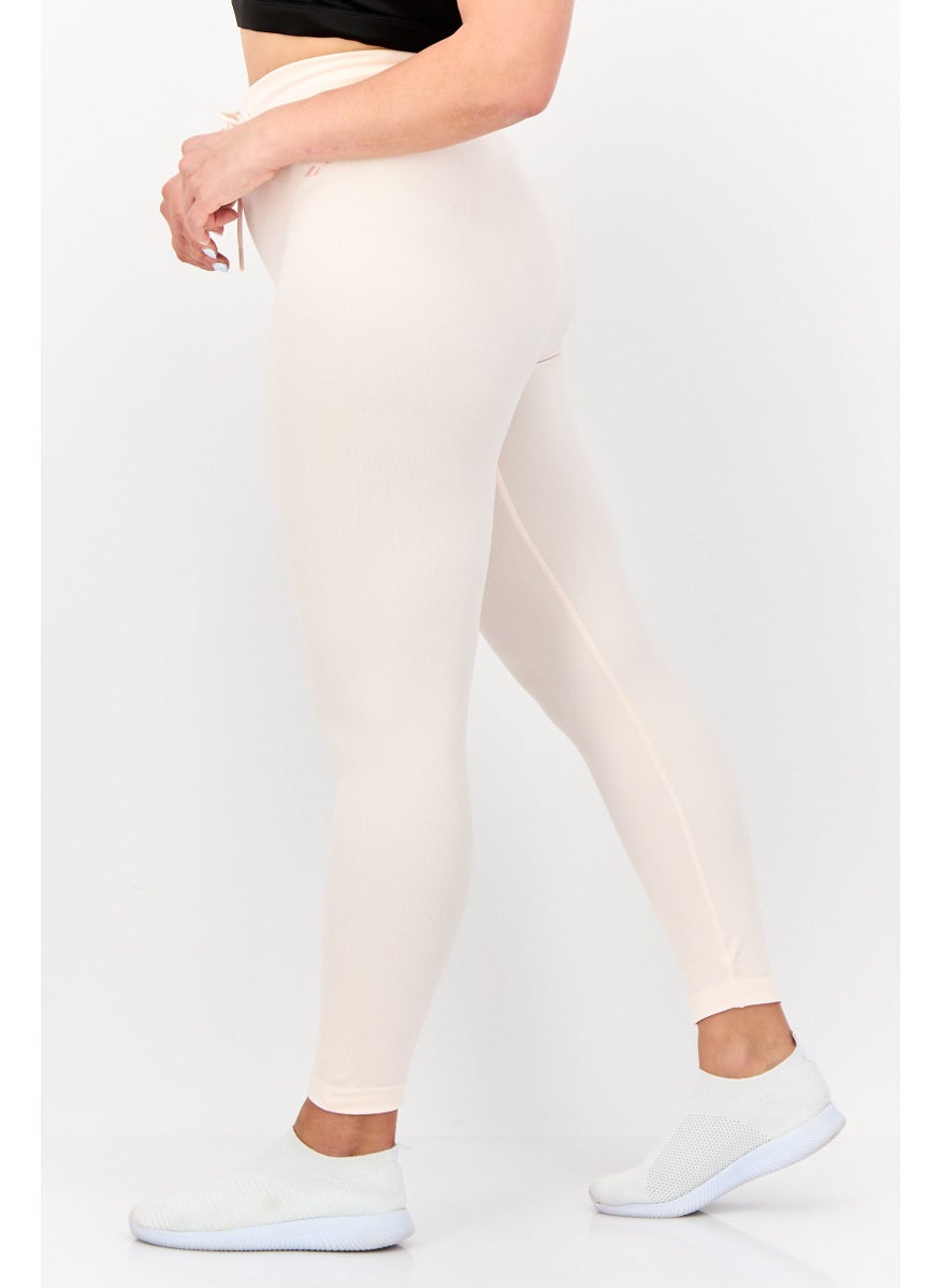Reebok Women Sportswear Fit Training Leggings, Light Pink  - Image 3
