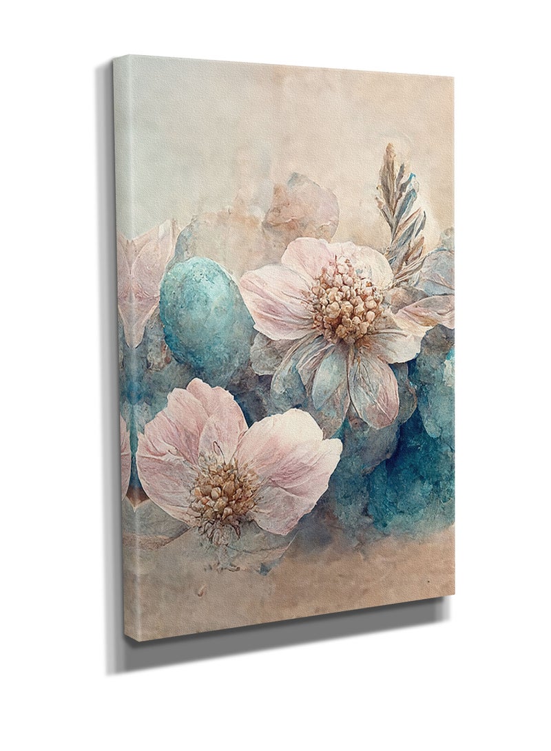 مودكلاس لوحة جدارية كانفس بتصميم وردة - Image 2