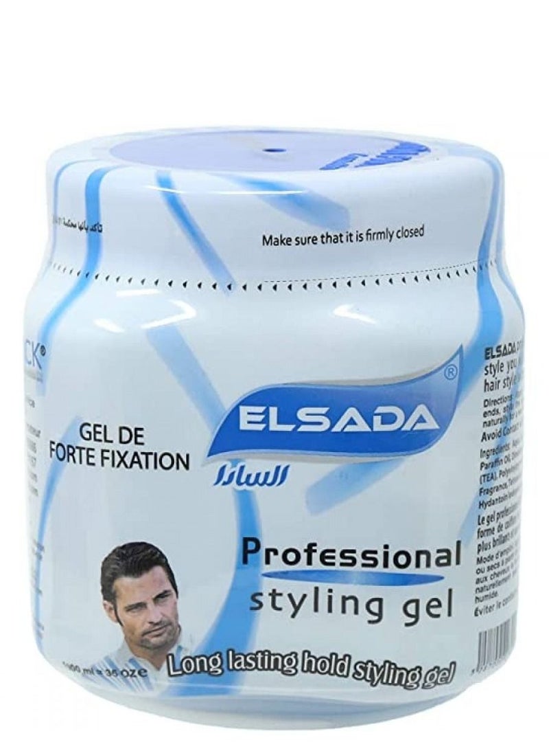 Elsada Elsada Styling Hair Gel - 1000ml Blue 