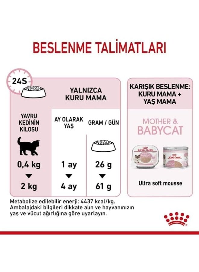ROYAL CANIN Mother & Baby Cat Dry Food 2kg – Nutrition for Mother Cats and Kittens (1–4 Months) - Image 3