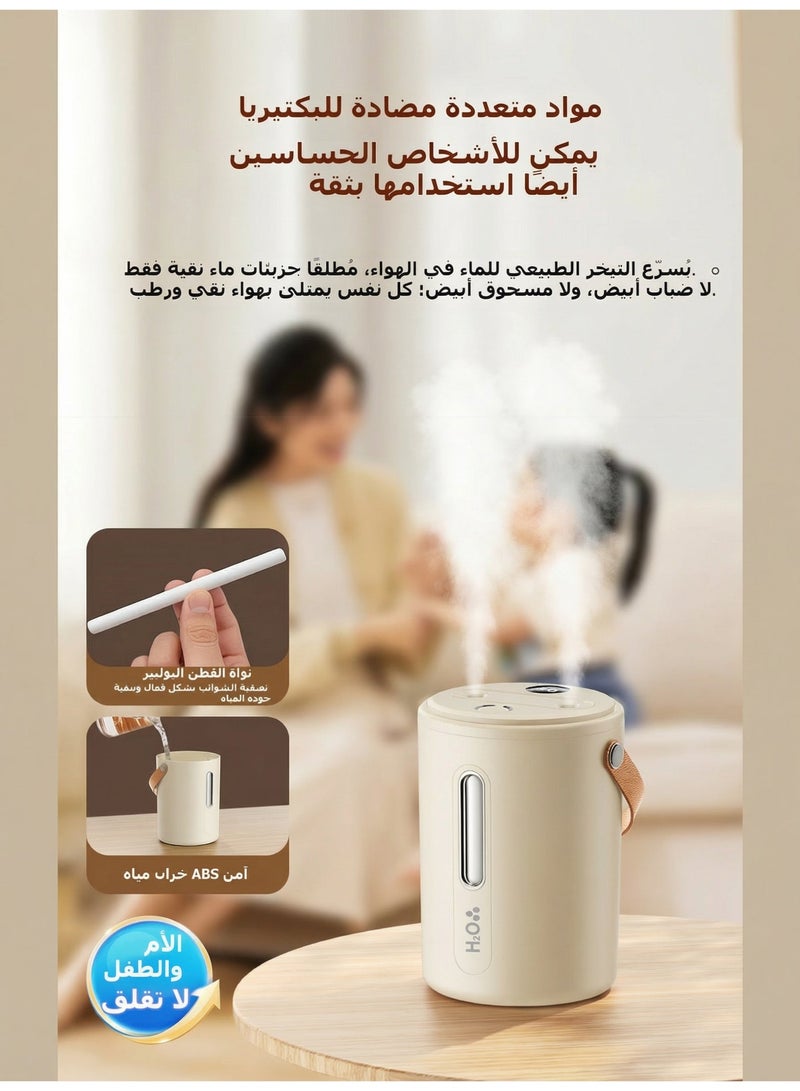 cas:pace 1L Large Capacity Quiet Aromatherapy Humidifier | Suitable for Mothers and Babies | Dual-Nozzle Nano-Mist Air Humidifier | Ideal for Bedrooms, Living Rooms, and Offices - Image 4