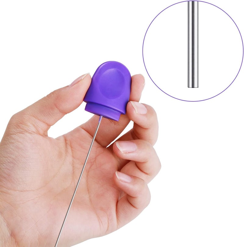 Raiten 6 Pieces Cake Tester Stainless Steel Baking Tester with Cover Reusable Metal Cake Tester Mini Cupcake Tester Baking Cake Tester Needle Sticks for Bread Pastry Biscuit Muffin Cookie Baking - Image 3