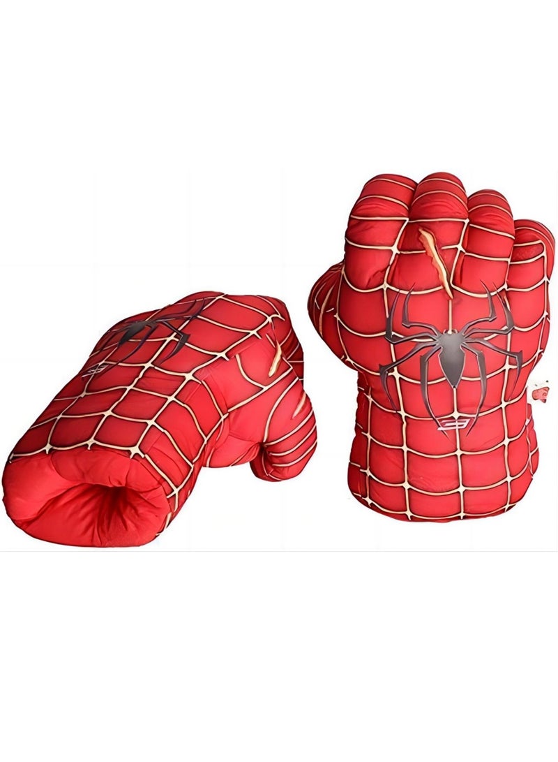 SPIDERMAN 2-Piece Plush Spider Man Gloves Set - Image 1