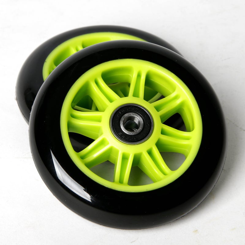 Freedare Scooter Wheels 100mm for Scooter Replacement Wheels with Bearings (Pack of 2,Gray) - Image 5