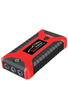 GULFLINK 99800mAh 600A Car Jump Starter, Water Resistant Jump Starter Battery Portable with USB/DC 12V/LED Light Red  - Image 1