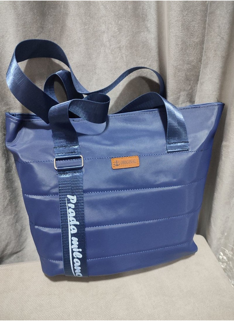 Generic A practical and attractive blue women's handbag  - Image 2