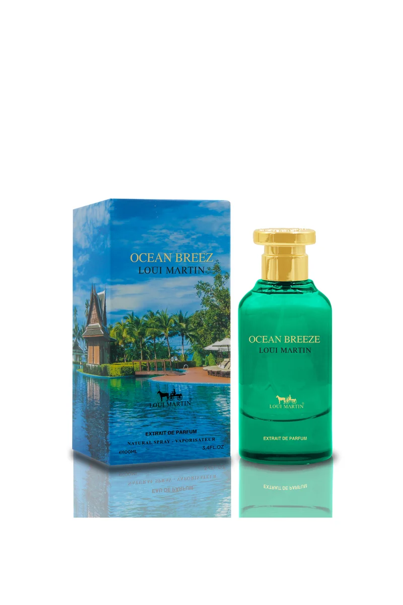 Loui Martin Ocean Breeze Extrait De Parfum 100ml | Fresh Aquatic Fragrance for Men & Women