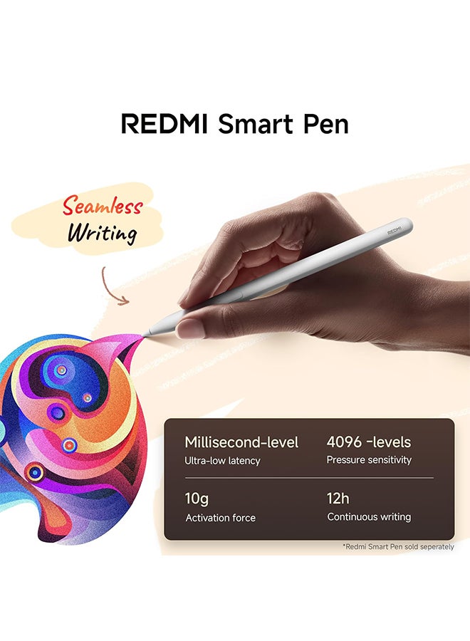 Xiaomi Renewed - Redmi Pad 2, WiFi Active Pen Support, 27.94Cm(11") Model, 2.5K Sharp & Clear Display, 4GB, 128GB, All Day & More 9000Mah Battery, AI-Enabled, Dolby Atmos, Hyperos 2, Sky Blue - Image 5