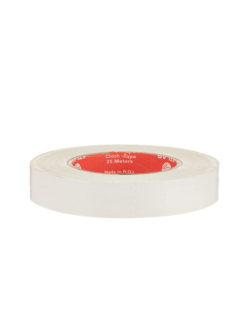 ATLAS - 25-Meter Length Cloth Tape 1 Inch Wide White Colour - Image 1