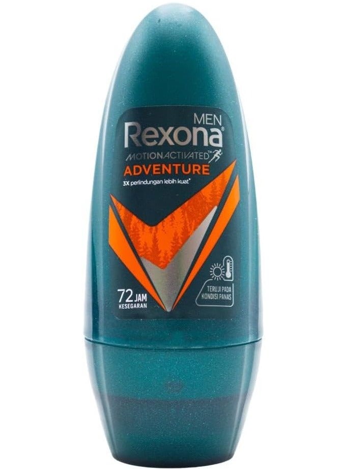 Rexona Men Adventure 72 Hour Roll On 45 ml